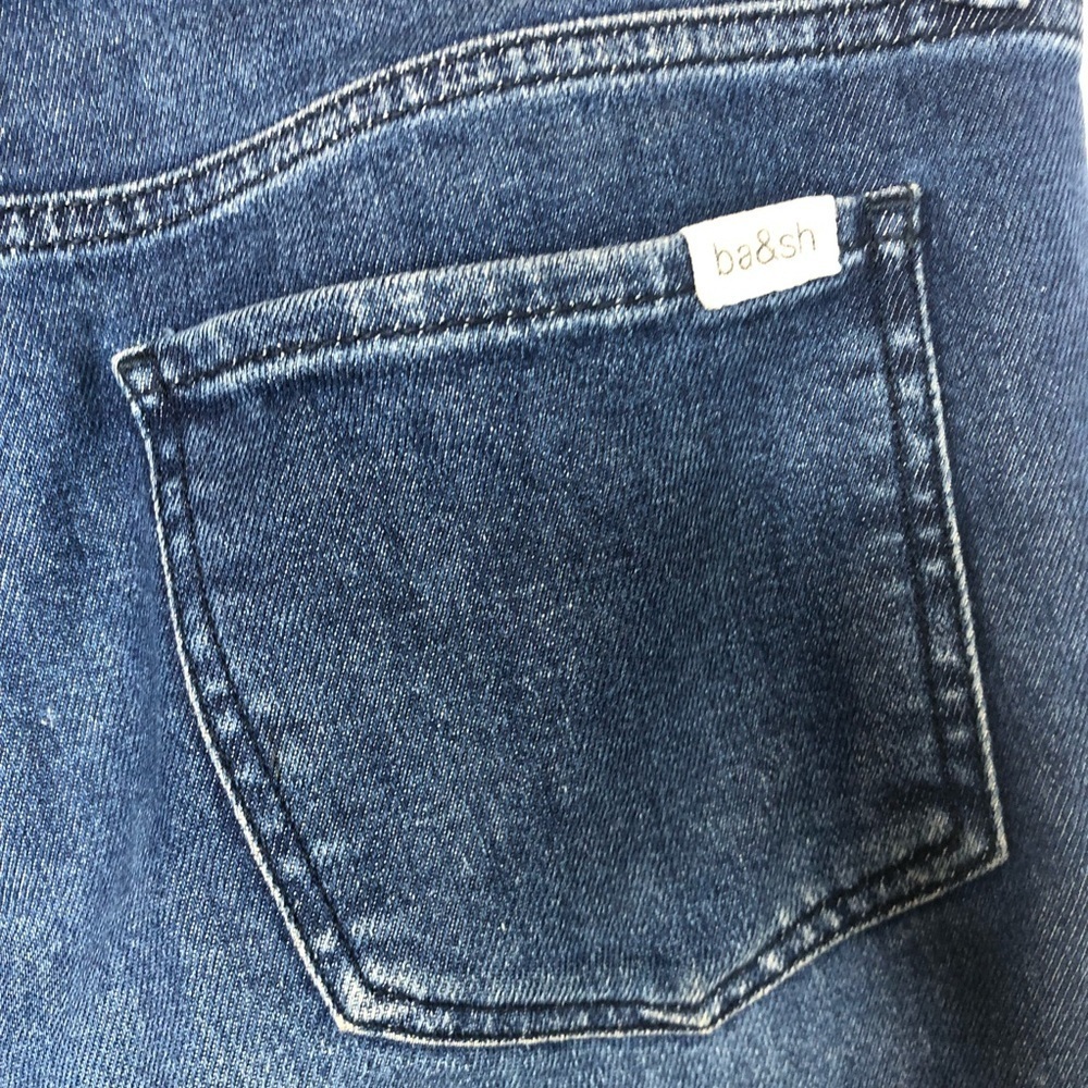ba&sh Women's High Rise Jeans - Blue - Picture 4 of 8